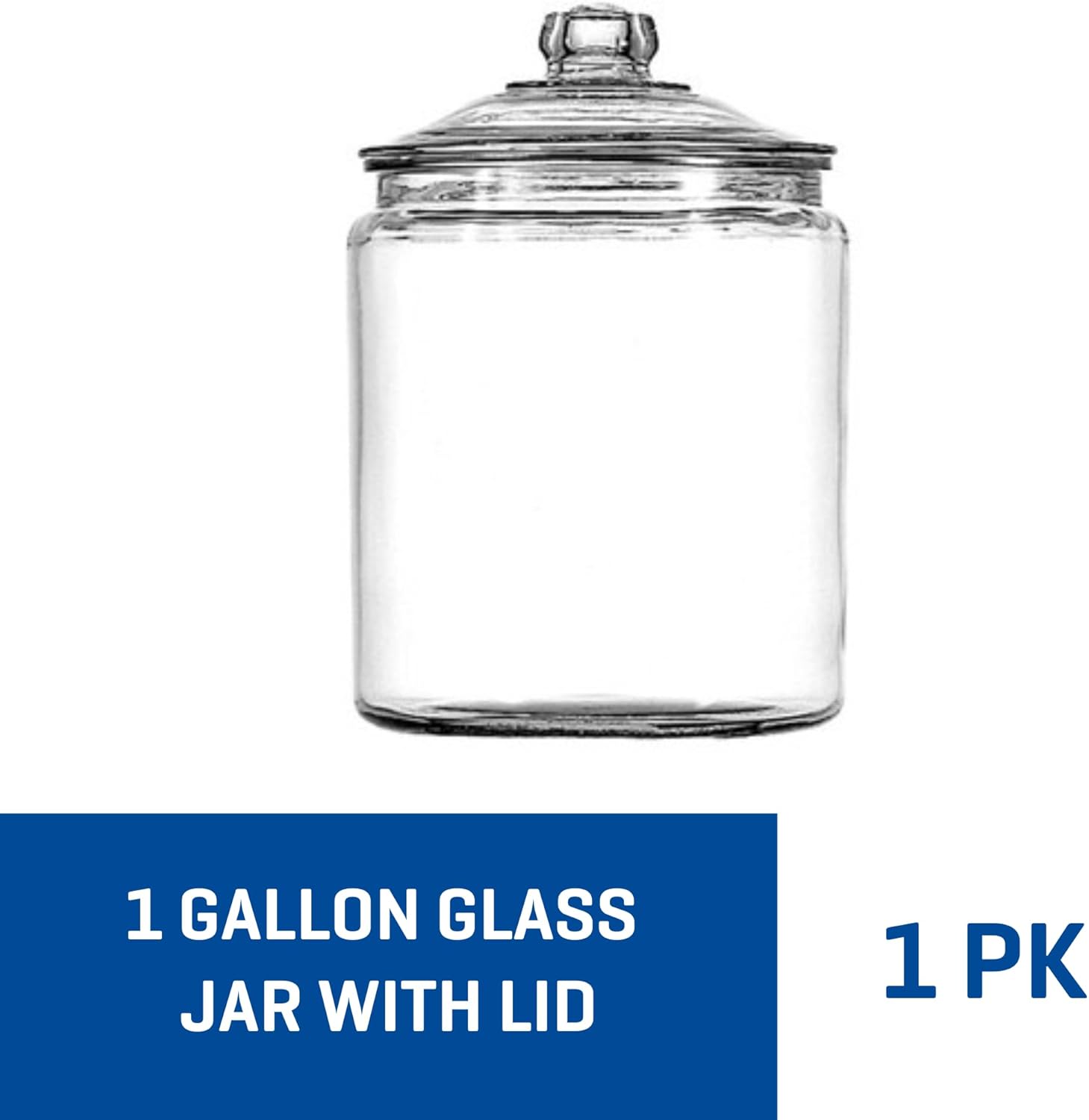 1 Gallon Glass Jar with Lid, Set of 2 - Image 2